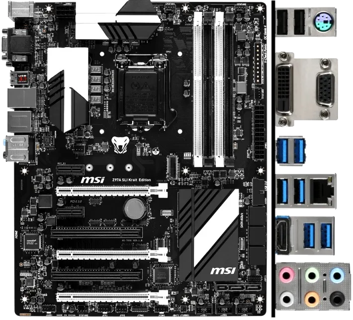Ремонт материнских плат MSI Z97A SLI Krait Edition в сервисном центре FIX-MSI
